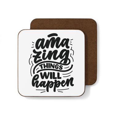 Faith Culture - Amazing Things Will Happen - Christian Thanksgiving Coaster