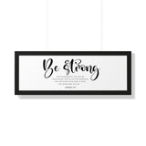 Faith Culture - Be Strong and Courageous - Joshua 1:9 - Christian Wall Art