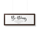 Faith Culture - Be Strong and Courageous - Joshua 1:9 - Christian Wall Art