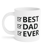 Faith Culture - Best Dad Ever - Christian Ceramic Coffee Mug (11oz5oz0oz)
