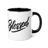 Faith Culture - Blessed - Christian Thanksgiving Mug, 11oz