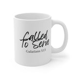 Faith Culture - Called to Serve - Galatians 5:13 Christian Coffee Mug 11oz