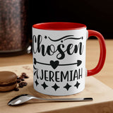 Faith Culture - Chosen Jeremiah - Christian Ceramic Accent Coffee Mug Red 11oz