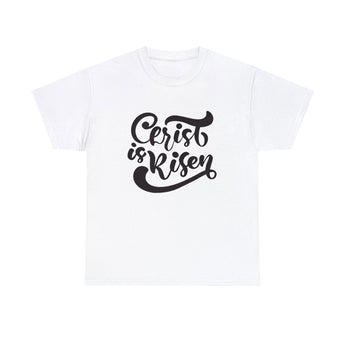 Faith Culture - Christ is Risen - Christian Unisex Heavy Cotton Tee