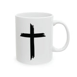Faith Culture - Christian Cross - Coffee or Tea Ceramic Mug 11oz 11oz