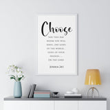 Faith Culture - Christian Home Décor - Covenant Renewing - Joshua 24:1 Wall Art