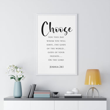 Faith Culture - Christian Home Décor - Covenant Renewing - Joshua 24:1 Wall Art