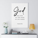 Faith Culture - Christian Home Décor - Engraved Remembrance - Isaiah 49:16 Wall Art