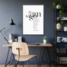 Faith Culture - Christian Home Décor - Faithful Reflection - Proverbs 24:34 Wall Art