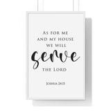 Faith Culture - Christian Home Decor - Family Faith Wall Art 20" x 30" White