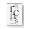 Faith Culture - Christian Home Décor - God Will Meet All Your Needs - Philippians 4:19 Wall Art 24″ x 36″ Black