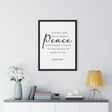 Faith Culture - Christian Home Decor - Peaceful Mind Wall Art - Faith Culture