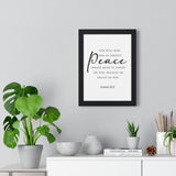 Faith Culture - Christian Home Decor - Peaceful Mind Wall Art - Faith Culture