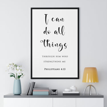 Faith Culture - Christian Home Décor - Strength in Faith - Philippians 4:13 Wall Art