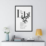 Faith Culture - Christian Home Décor - The Lord is My Light and My Salvation - Psalm 27:1 Wall Art