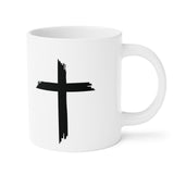 Faith Culture - Cross - Christian Ceramic Coffee Mug (11oz5oz0oz) 20oz White