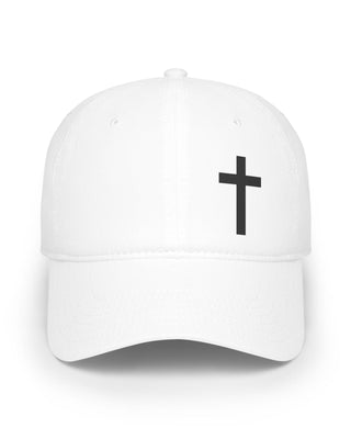 Cross Christian Hat – Baseball Cap in white cotton, one size