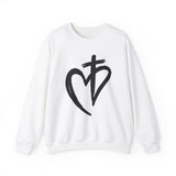 Faith Culture - Eternal Love - Christian Unisex Heavy Blend™ Crewneck Sweatshirt