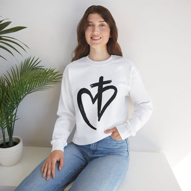 Faith Culture - Eternal Love - Christian Unisex Heavy Blend™ Crewneck Sweatshirt