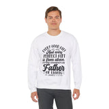 Faith Culture - Father of Lights - Christian Unisex Heavy Blend™ Crewneck Sweatshirt White