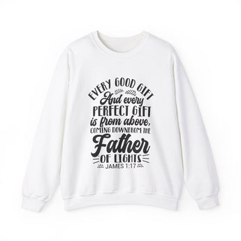 Faith Culture - Father of Lights - Christian Unisex Heavy Blend™ Crewneck Sweatshirt