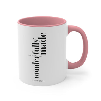 Fearfully and Wonderfully Made Accent Mug | Psalm 139:14