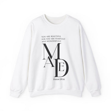 Faith Culture - Fearfully and Wonderfully Made - Unisex Heavy Blend™ Crewneck Christian Sweatshirt