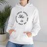 Faith Culture - Fearless Christian Woman - Unisex Heavy Blend™ Hooded Sweatshirt White
