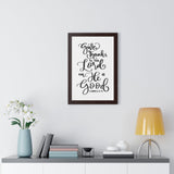 Faith Culture - Give Thanks to the Lord for He is Good - I Chronicles 16:34 - Christian Thanksgiving Wall Art