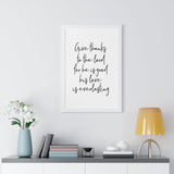 Faith Culture - Give Thanks to the Lord for He is Good, His Love is Everlasting - Christian Thanksgiving Wall Art