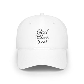 Faith Culture - God Bless You - Christian Low Profile Baseball Cap White One size