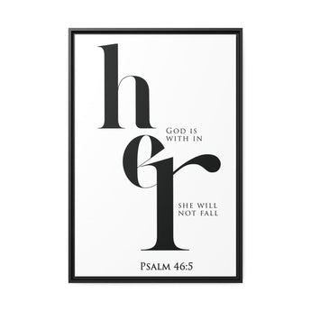 God Is Within Her Wall Art | Psalm 46:5