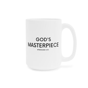 God's Masterpiece Mug | Ephesians 2:10 Christian Coffee Mug