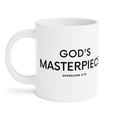 Faith Culture - God's Masterpiece Ephesians 2:10 Christian Ceramic Coffee Mug (11oz5oz0oz)