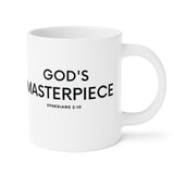 Faith Culture - God's Masterpiece Ephesians 2:10 Christian Ceramic Coffee Mug (11oz5oz0oz)