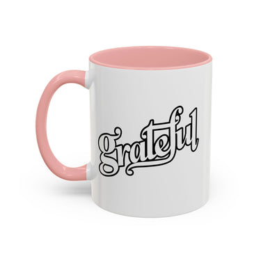 Faith Culture - Grateful - Christian Thanksgiving Accent Coffee Mug, 11oz and 15oz