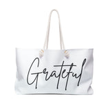 Grateful Christian Weekender Tote Bag 24" × 13"