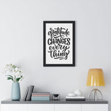 Faith Culture - Gratitude Changes Everything - Christian Thanksgiving Wall Art