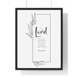 Faith Culture - Guardian of Your Soul - Psalm 121:8 - Christian Wall Art 18″ x 24″ Black