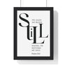 Faith Culture - "He Leads Me Beside Quiet Waters" - Psalm 23:2 Christian Vertical Framed Wall Art 8" x 11" Black