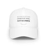 Faith Culture - He Who Watches Over Me - Christian Low Profile Baseball Cap White One size