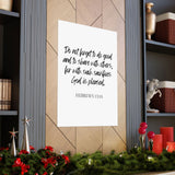 Faith Culture - Hebrews 13:16 Poster -Do Good and Share Decor and Christian Wall Art 30″ x 40″ Matte