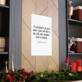 Faith Culture - Hebrews 13:16 Poster -Do Good and Share Decor and Christian Wall Art 22" x 34" Matte