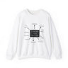 Faith Culture - IAM Affirmations -Christian Unisex Heavy Blend™ Crewneck Sweatshirt White