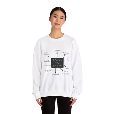 Faith Culture - IAM Affirmations -Christian Unisex Heavy Blend™ Crewneck Sweatshirt
