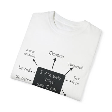 Faith Culture - IAM Affirmations - Christian Unisex Garment-Dyed T-shirt