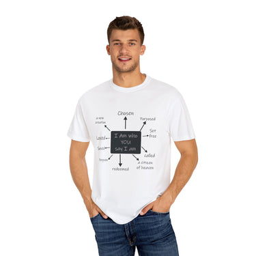 Faith Culture - IAM Affirmations - Christian Unisex Garment-Dyed T-shirt