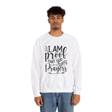 Faith Culture - I am Proof That God Works - Christian Unisex Heavy Blend™ Crewneck Sweatshirt