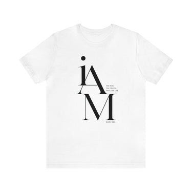 Faith Culture - I am the Way, the Truth &amp; Life John 14:6 Christian Unisex Garment-Dyed T-shirt.