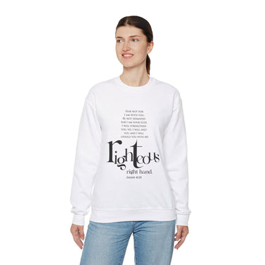 Faith Culture - Isaiah 41:10 - Christian Unisex Heavy Blend™ Crewneck Sweatshirt